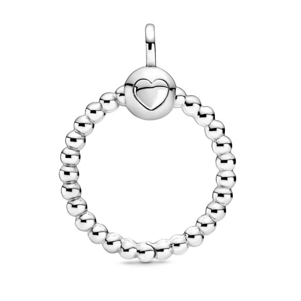 Pandora Moments Small Beaded O Pendant
