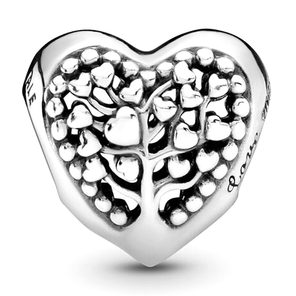 Family Tree Heart Charm