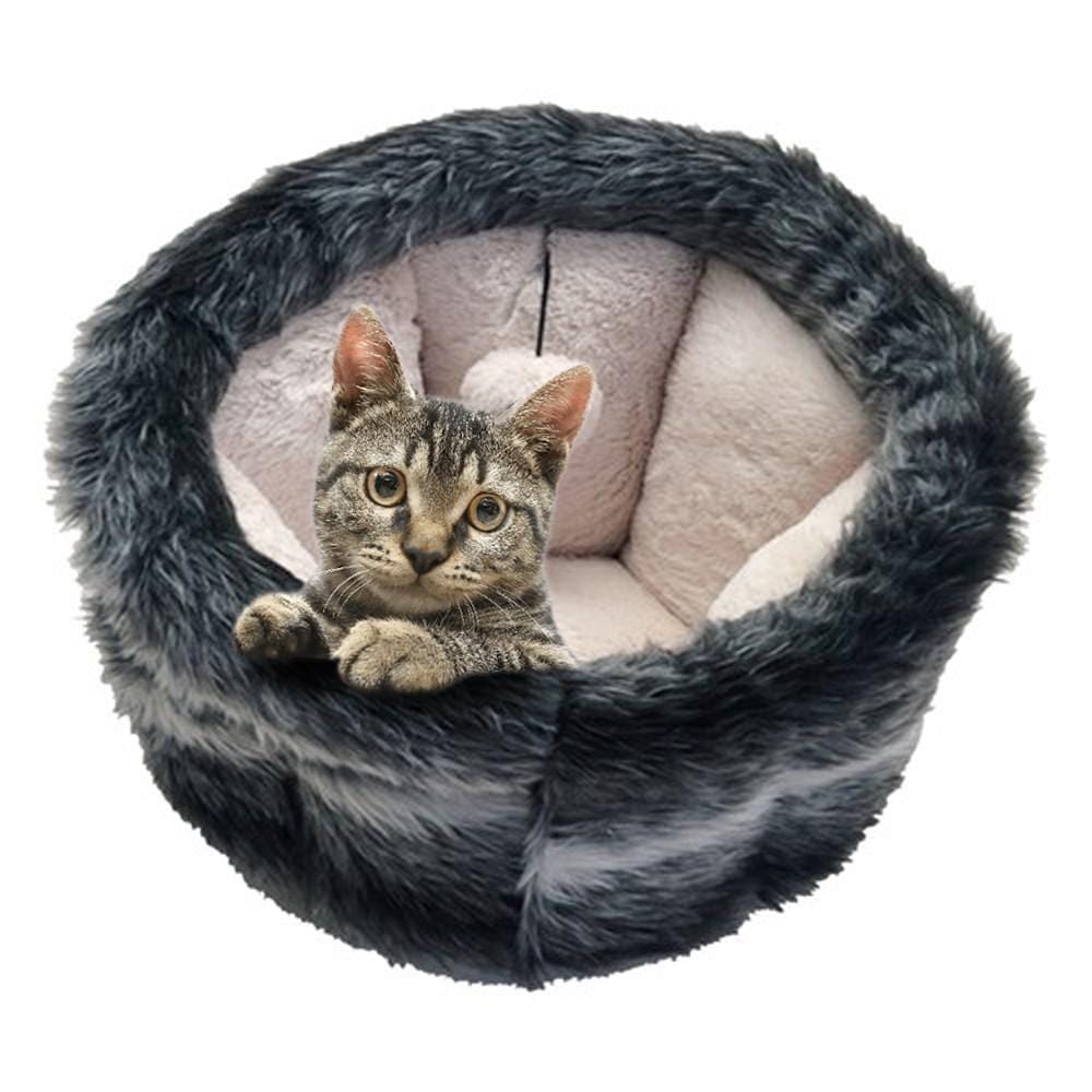 Paws & Claws MADAGASCAR CAT SNUGGLER BED - BASIC - Brilliant Co