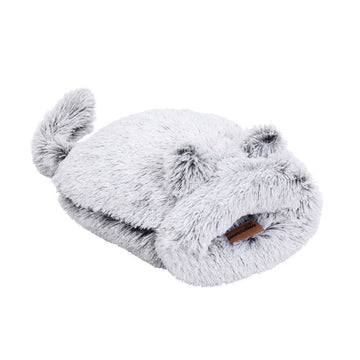 Paws & Claws CALMING PLUSH CAT SNUGGLER SILVER
