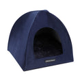 Paws & Claws LUX VELVET CAT CAVE NAVY