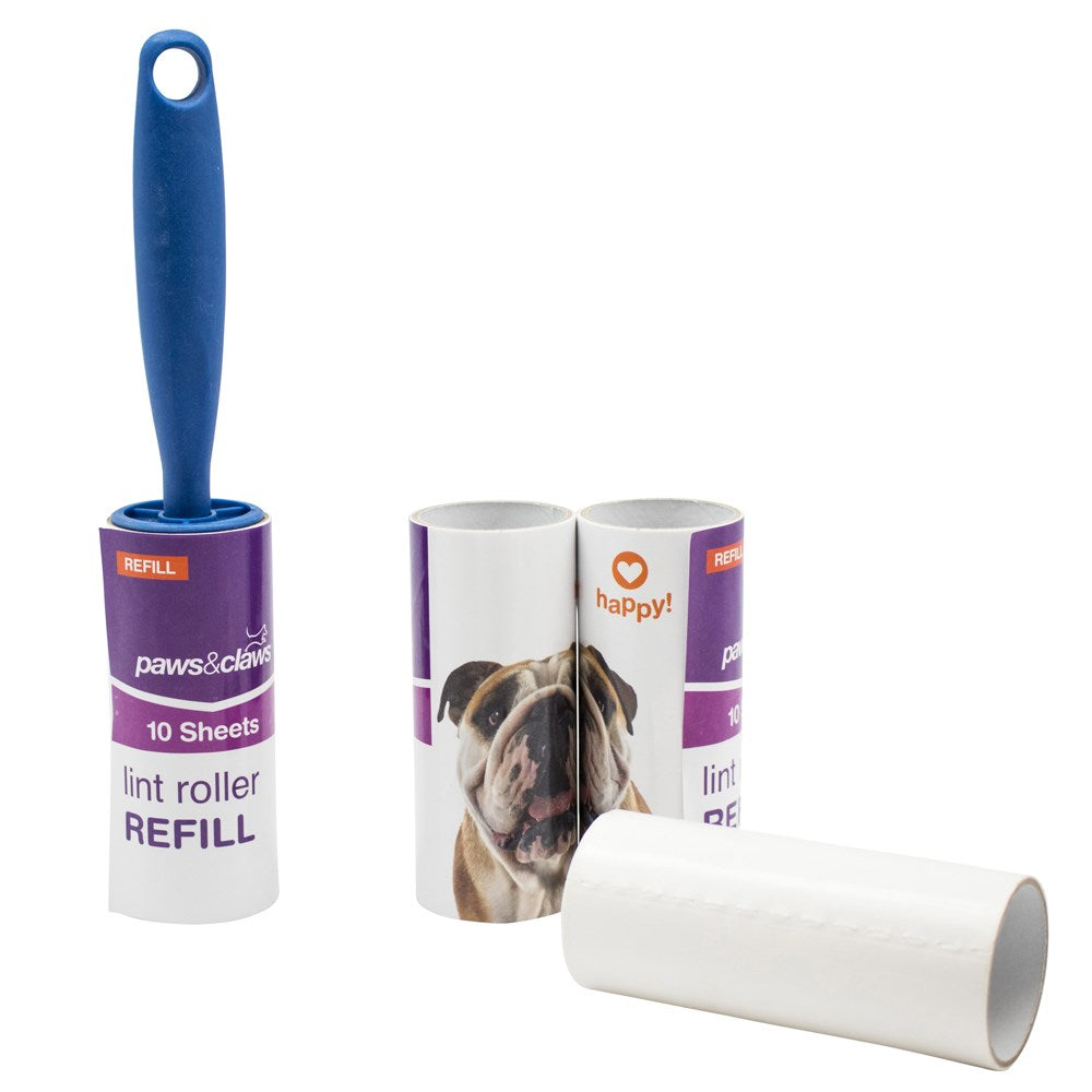 Paws & Claws LINT ROLLER WITH 3 REFILLS