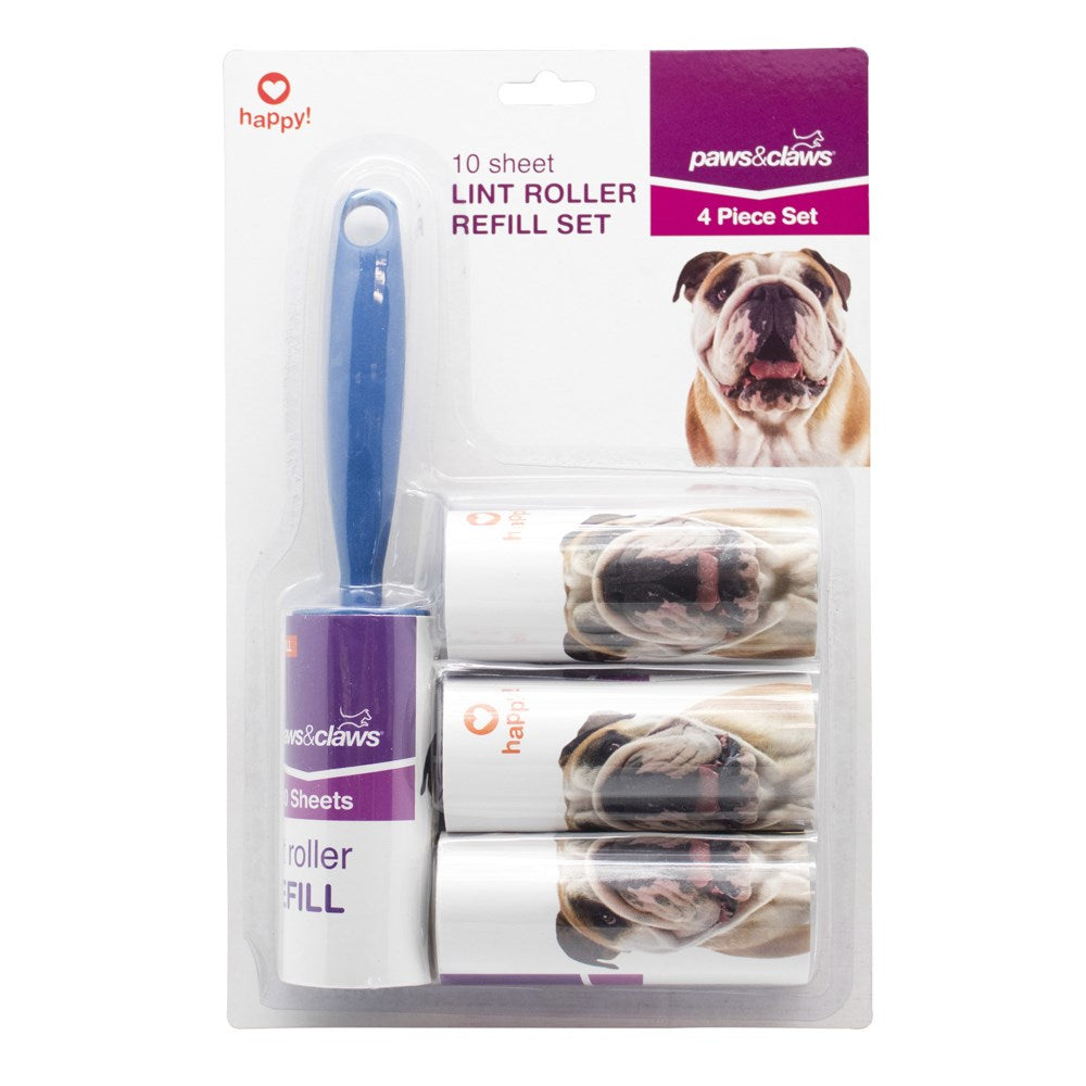 Paws & Claws LINT ROLLER WITH 3 REFILLS