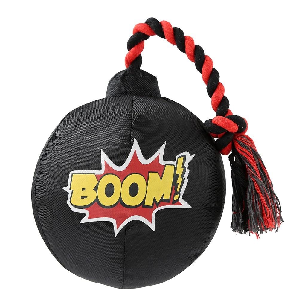 Paws & Claws BOMB-ON-A-ROPE OXFORD TOY - Brilliant Co