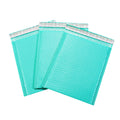 100PC Bubble Mailers Self Seal Padded Envelopes Lined Poly Mailer - Turquoise 15x22cm