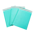 110PC Bubble Mailers Self Seal Padded Envelopes Lined Poly Mailer - Turquoise 35x49cm