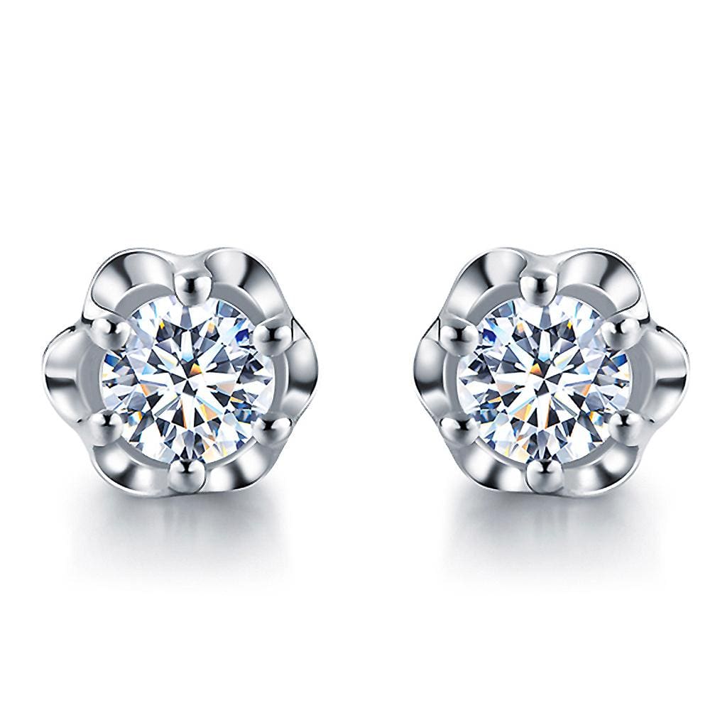 18ct White Gold 0.09ctw Diamond Studs