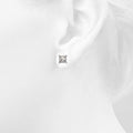1/4ctw Diamond 14k White Gold Stud Earrings GH/SI2