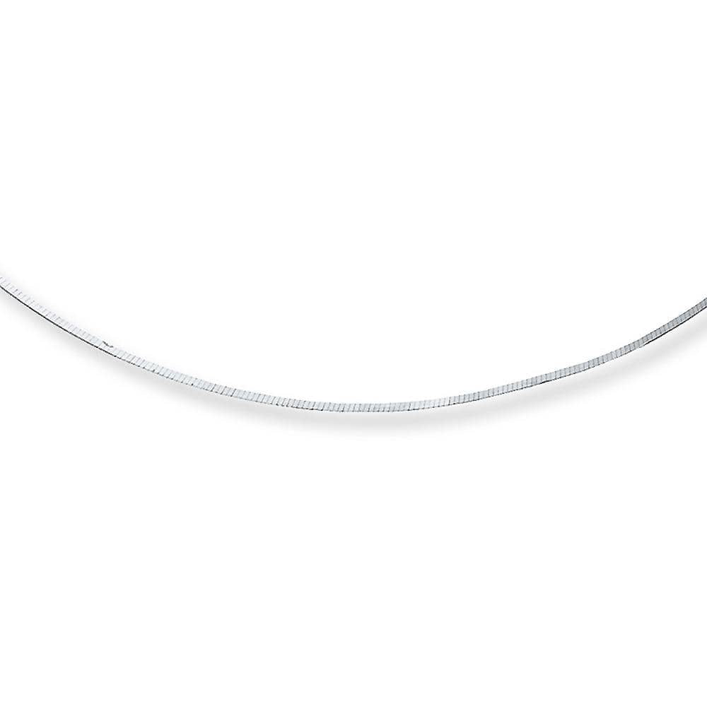 18ct White Gold Snake Chain Made in Italy