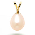 14ct Yellow Gold Peach Pearl Pendant
