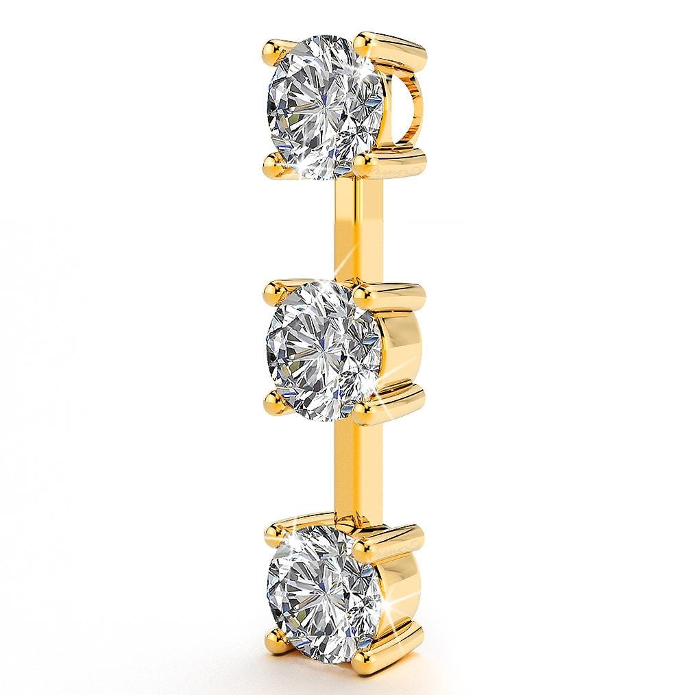 14ct Yellow Gold 1.00ct. tw. Diamond Pendant