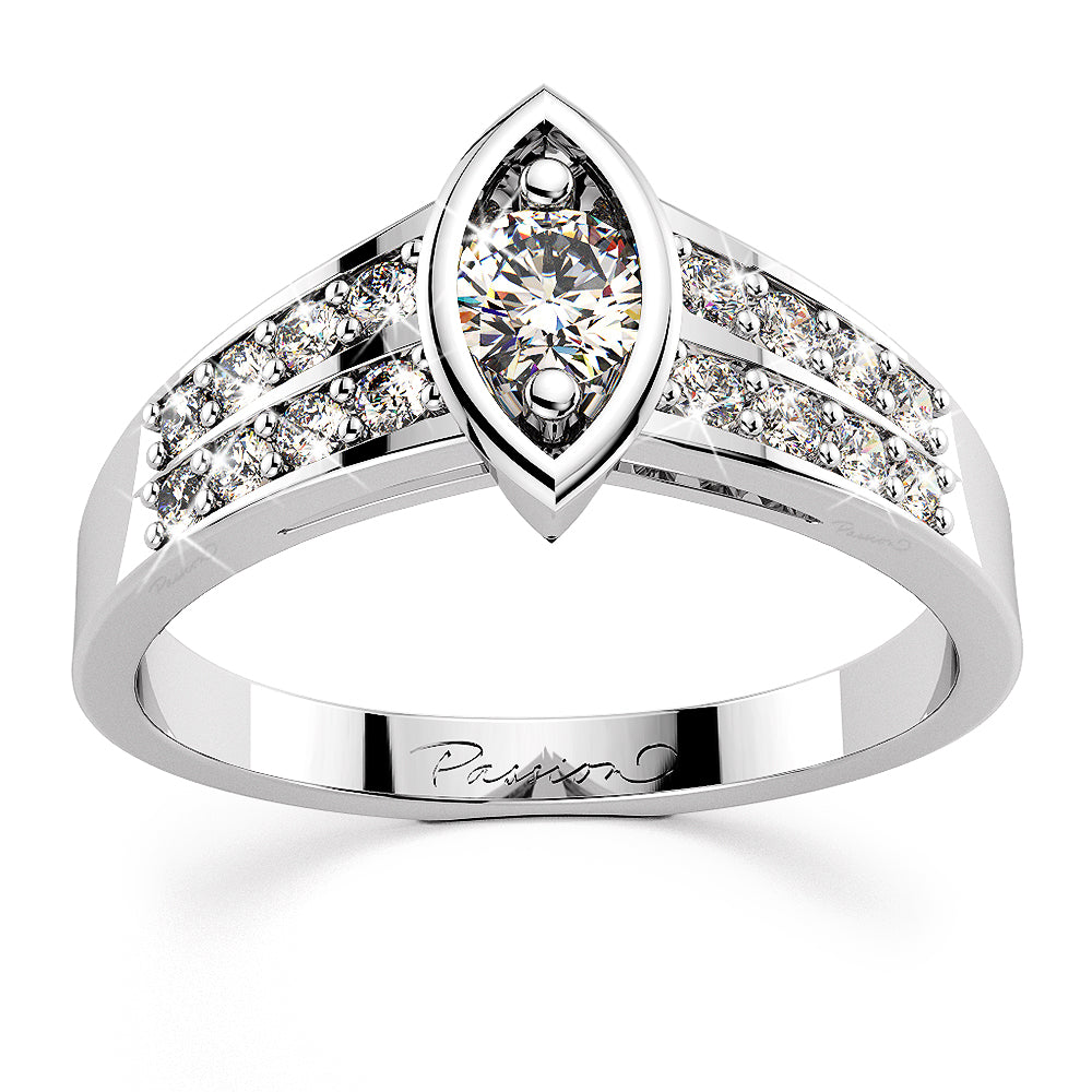 PT900 Platinum 0.48 Carat Diamond Ring