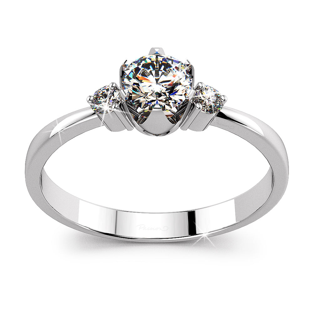 PT900 Platinum 0.34 Carat Diamond Ring