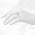 18ct White Gold 0.70ct Flora Diamond Dress Ring