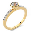 18ct Yellow Gold 0.65ct Diamond Accented Ring