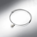 Eternal Akoya Pearl Bracelet Encased in 18k White Gold