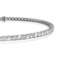 1ct Crystal Halo Diamond Bracelet Encased in 18k White Gold