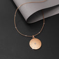 Boxed Numeral Encircle 2 Pc Necklaces Set in Rose Gold