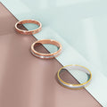 Boxed The Ethereal 2 Pc Rings in Rose Gold