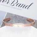 Boxed Minimal Arte 2 Pc Bangle Set in Rose Gold