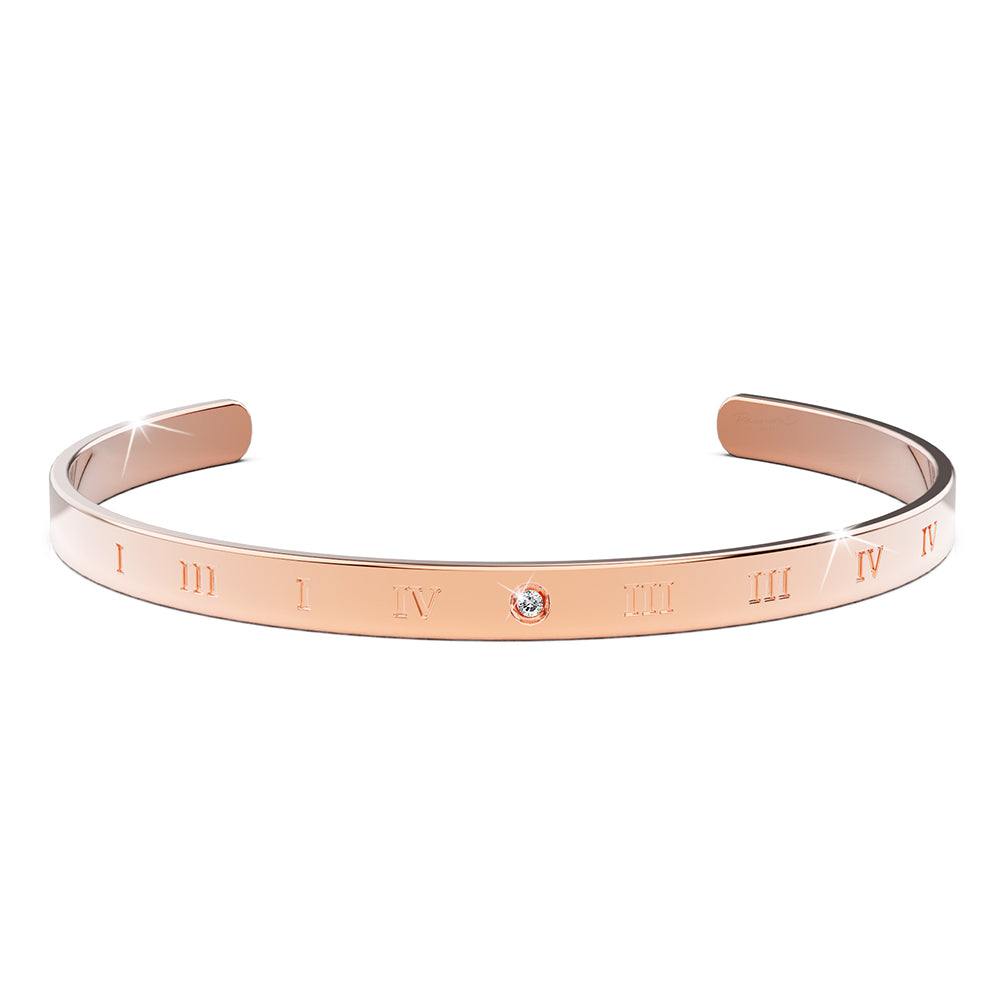 Boxed Minimal Arte 2 Pc Bangle Set in Rose Gold