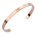 Boxed Minimal Arte 2 Pc Bangle Set in Rose Gold