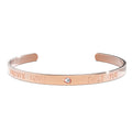 Boxed Minimal Arte 2 Pc Bangle Set in Rose Gold