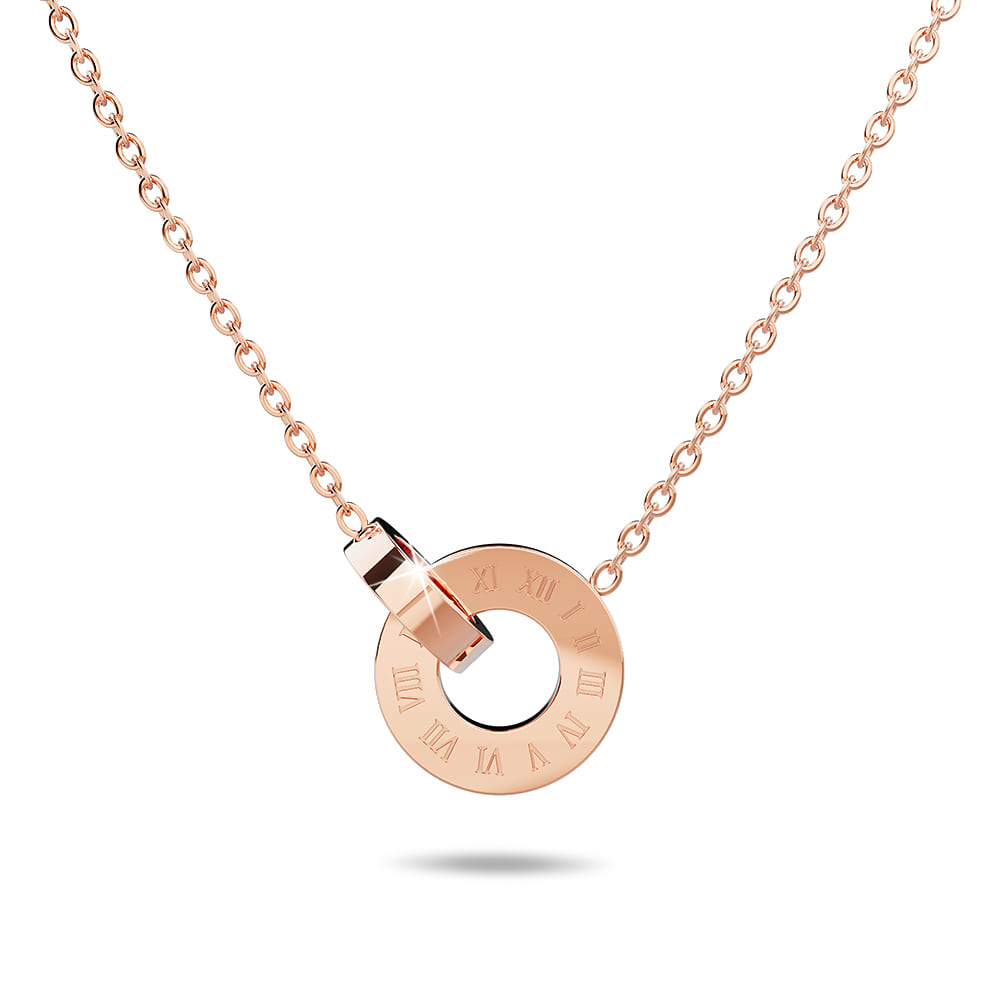 Boxed Simply Enchanted Necklace and Ring Set in Rose Gold