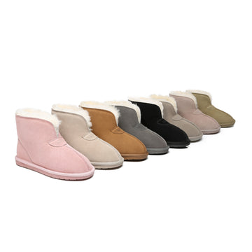 Australian Shepherd®  Parker Unisex Ankle Premium Double-face Sheepskin Home Water-resistant Slipper