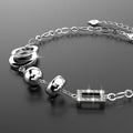Solid 925 Sterling Silver Designer Link Bracelet