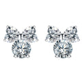 Solid 925 Sterling Silver Amelia Crystal Earrings - Brilliant Co