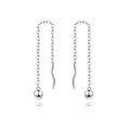 Solid 925 Sterling Silver Threader Drop Earrings - Brilliant Co