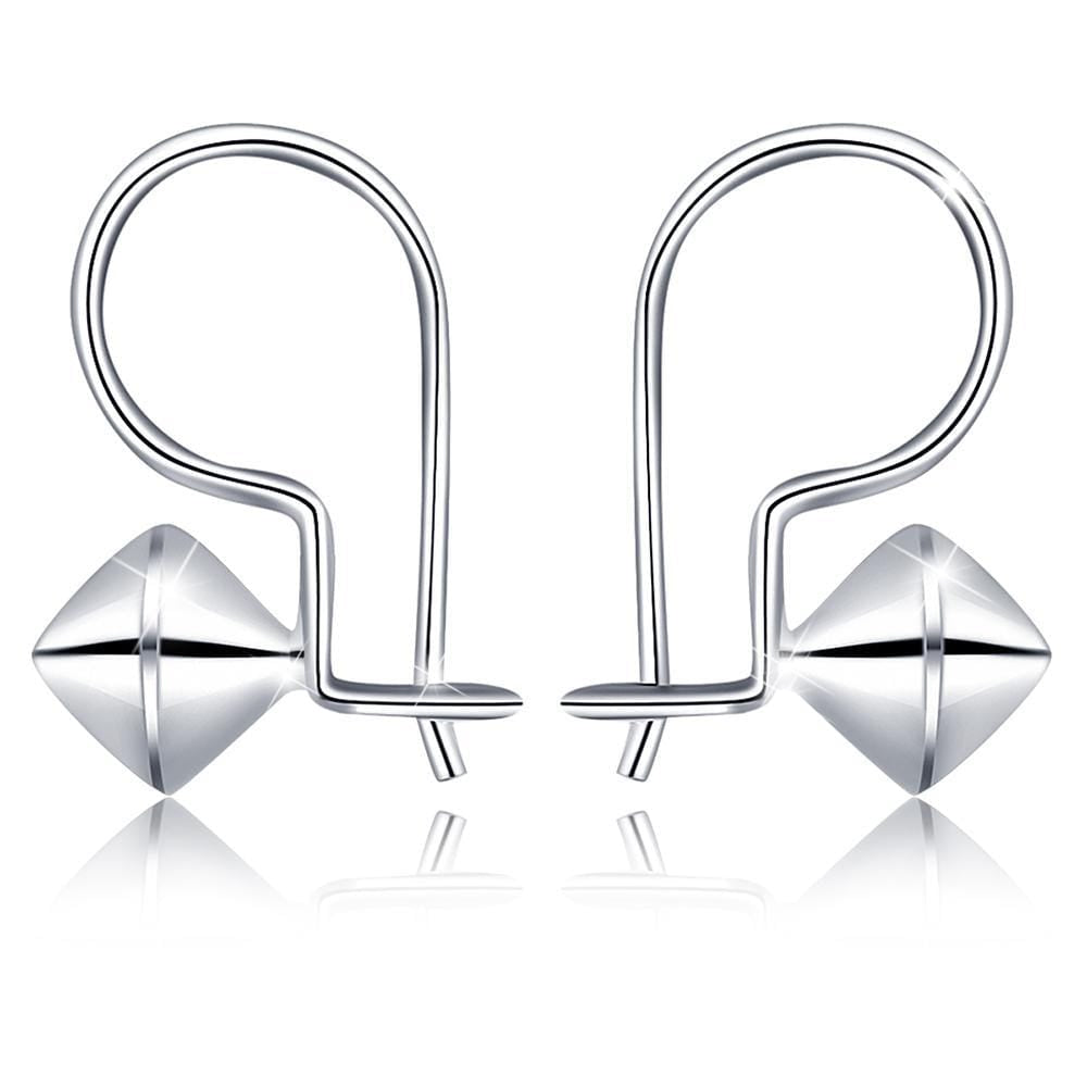 Solid 925 Sterling Silver Go Forward Earrings - Brilliant Co