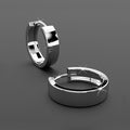 Solid 925 Sterling Silver Timeless Huggie Earrings - Brilliant Co