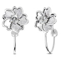 Solid 925 Sterling Silver Line Clip-On Earrings - Brilliant Co