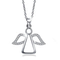 Solid 925 Sterling Silver Archangel Necklace - Brilliant Co