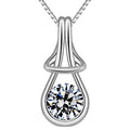 Solid 925 Sterling Silver Angel Necklace - Brilliant Co