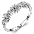 Solid 925 Sterling Silver Rising Sun Ring