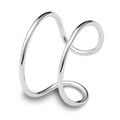 Solid 925 Sterling Silver Loops Ring