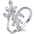 Solid 925 Sterling Silver Clear SpringRing
