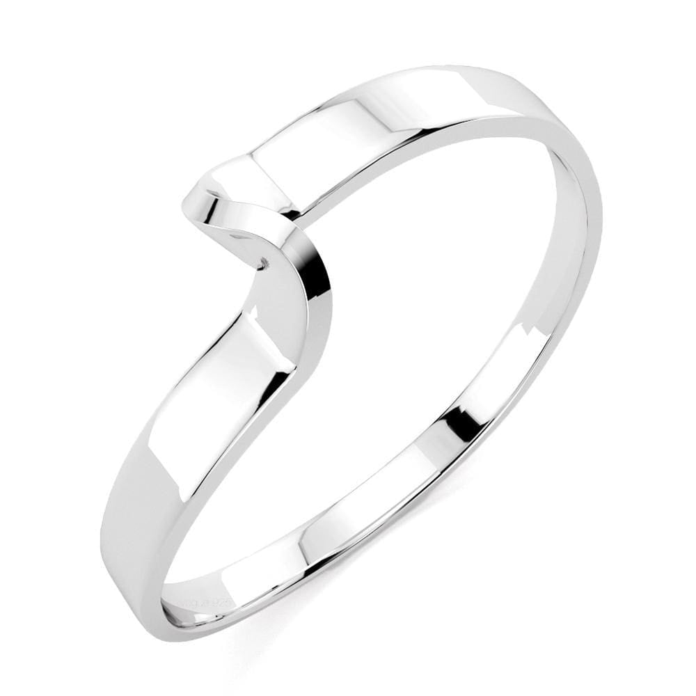 Solid 925 Sterling Silver Classic Wedding Band