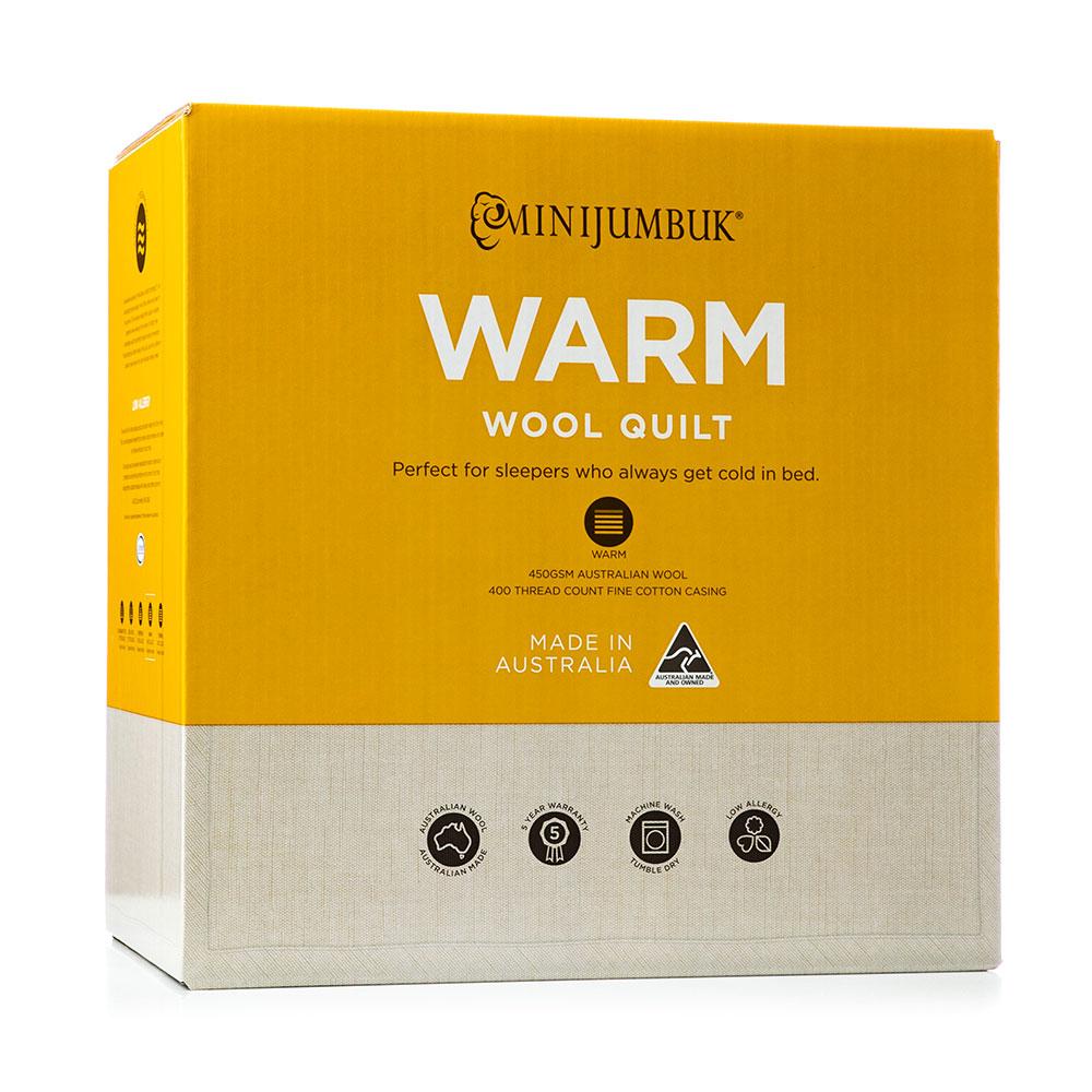 MiniJumbuk Warm Quilt - Single - Brilliant Co