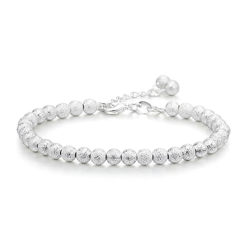 Silver Bead Bracelet