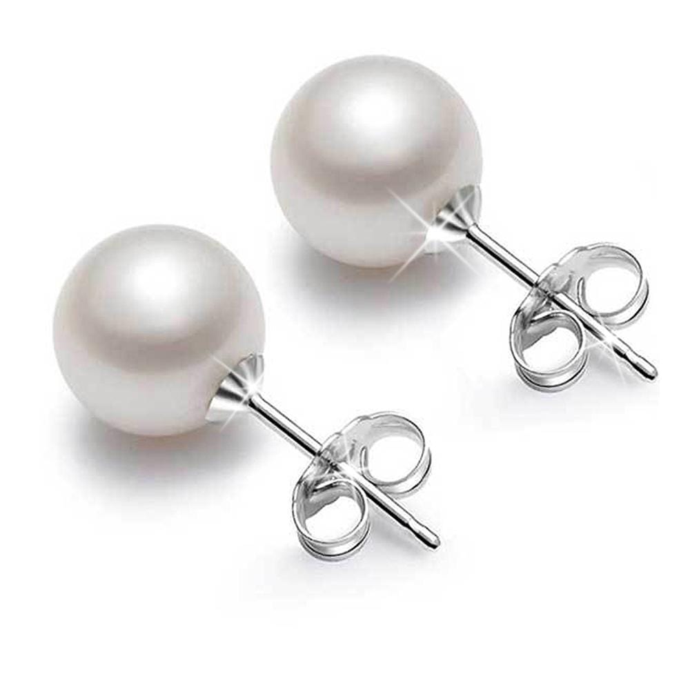Pretty Pearl Stud Earrings - Brilliant Co