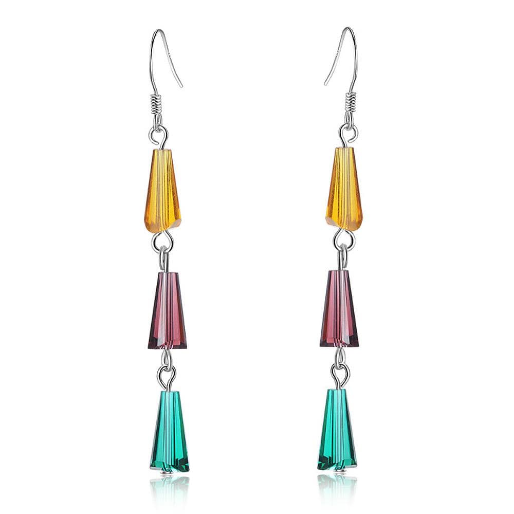 Arabyrd Tier Dangle Earrings - Brilliant Co