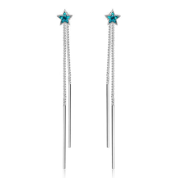 Star Burst Dangle Earrings - Brilliant Co