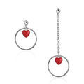 Love Struck In Circle Earrings - Brilliant Co