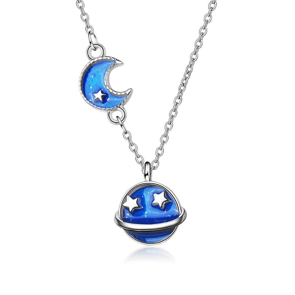 Blue Cosmos Necklace - Brilliant Co