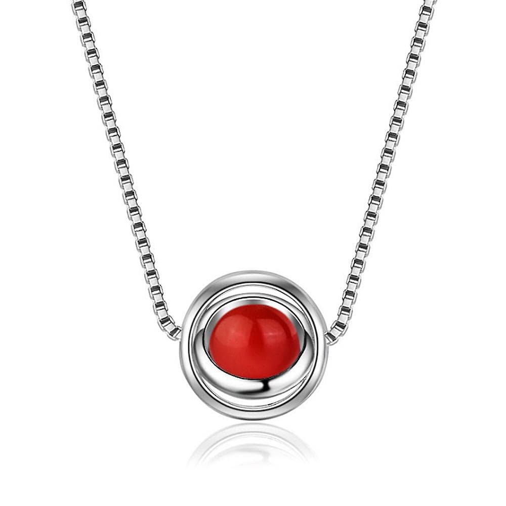 Red Mystic Agate Necklace - Brilliant Co