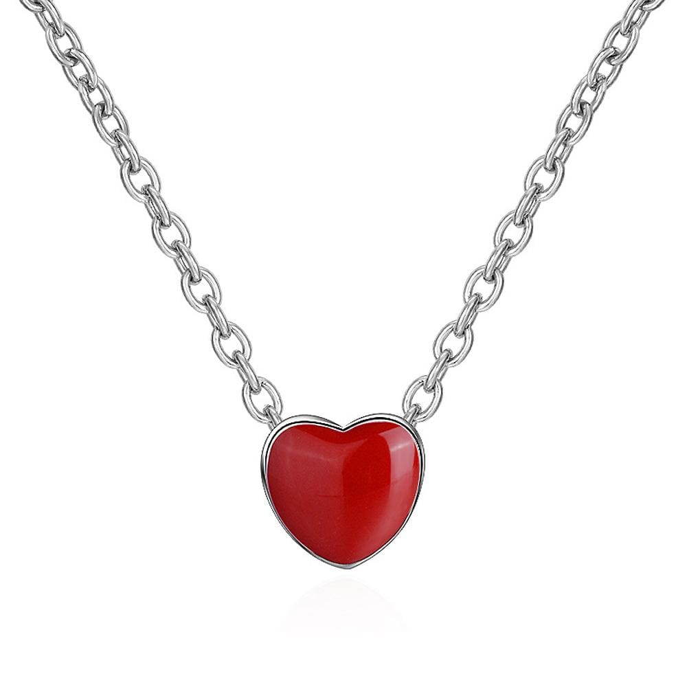 Red Chili Heart Necklace - Brilliant Co